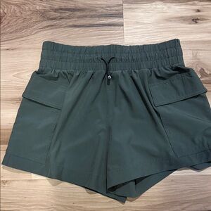 Abercrombie & Fitch Dark Green Athletic Shorts